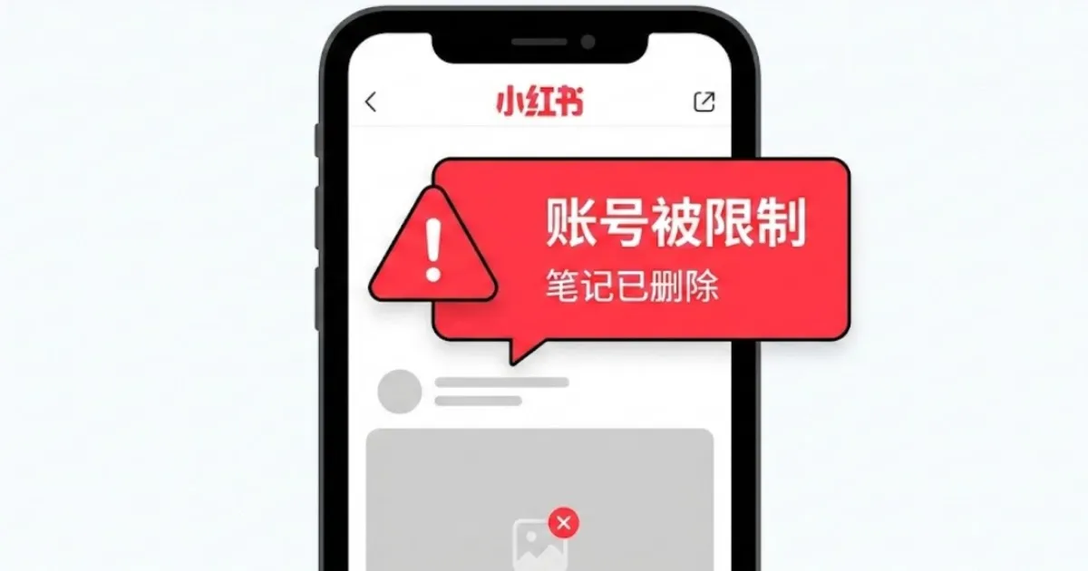 샤오홍슈 앱 일러스트 화면